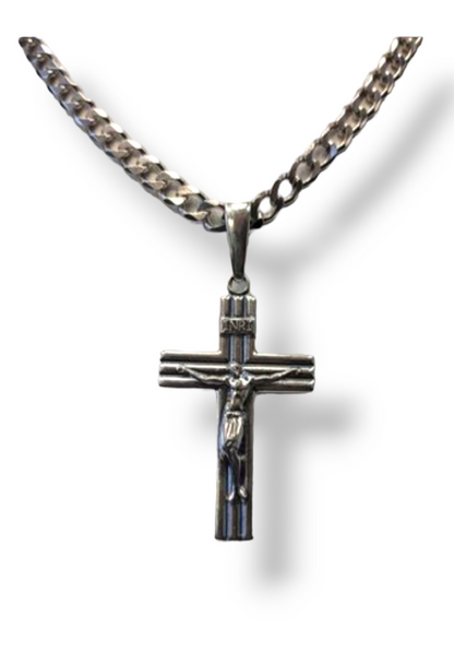 Silver 925 cross and chain set only $170!!
