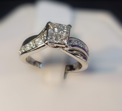 #5071 diamond engagement ring appraised at $4750 purchase for just $1900
