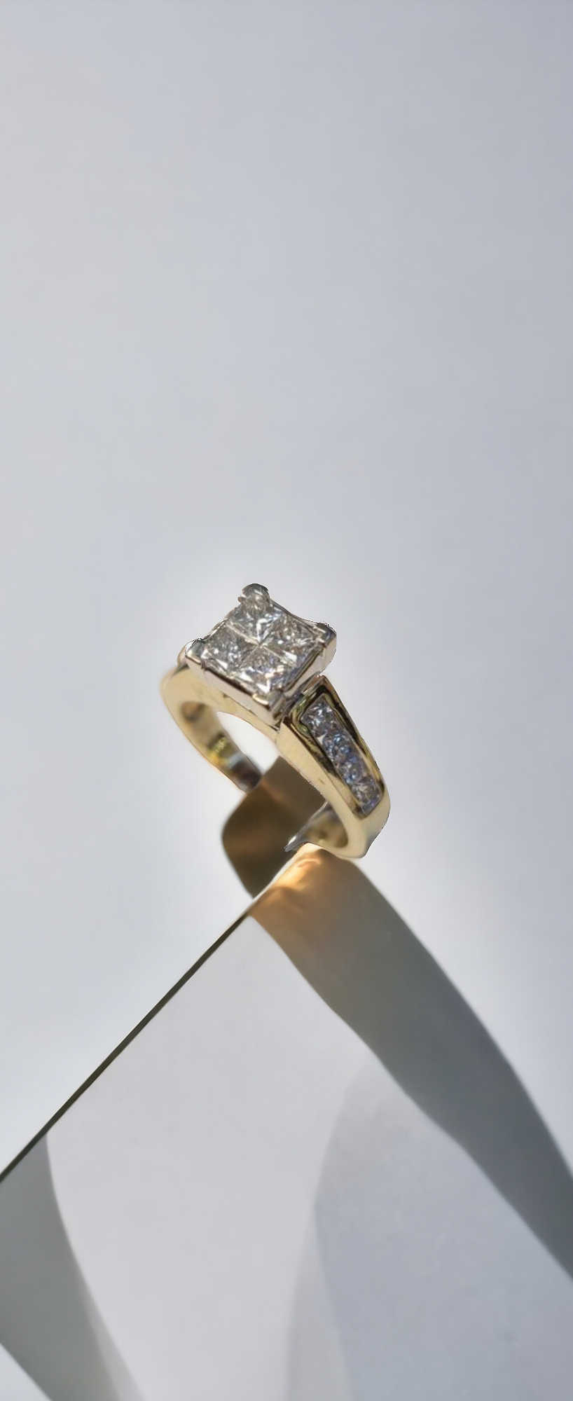 #5024 diamond engagement ring appraised at $6500 purchase for only $2600