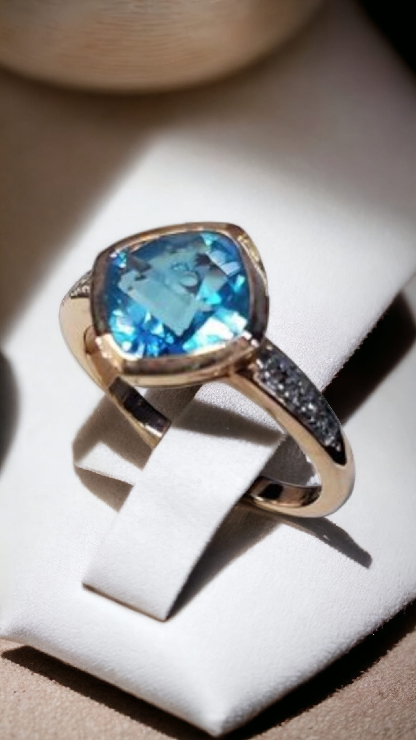 #4475 topaz and diamond Ring was $1050 now only $425.00