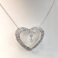 #4791 diamond heart necklace appraised at $2350 purchase for only $720!
