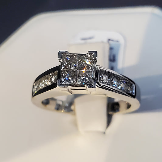 #4779 diamond engagement ring appraised at $3850 purchase for only $1250