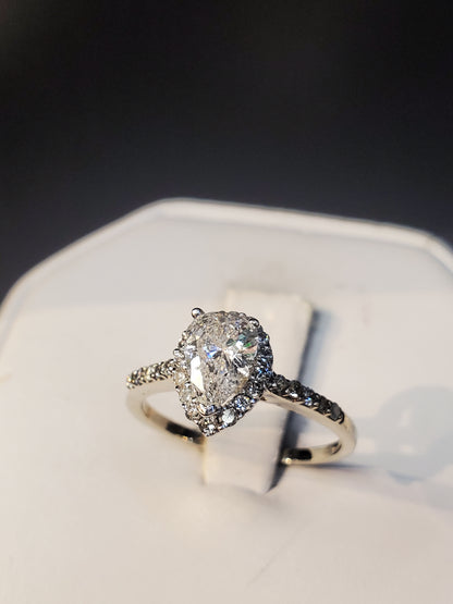 #4921 diamond engagement ring appraised at