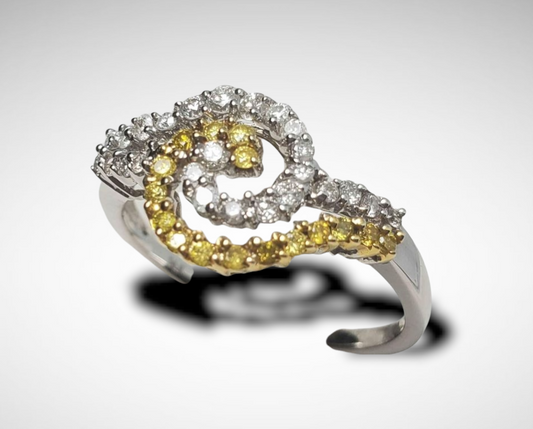 4591 yellow diamond ring  appraised at $3100 on sale for $930