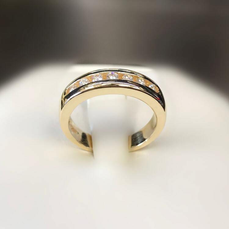 14Kt Yellow Gold and Diamond Ring #4107