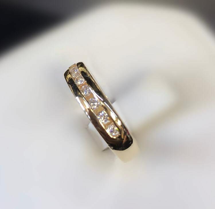 14Kt Yellow Gold and Diamond Ring #4107