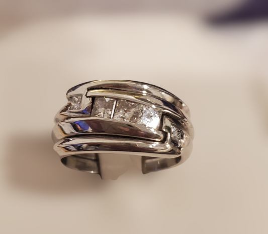 Nr1764 diamond ring appraised at $4550
