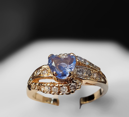 #4839 sapphire ring appraised at $5500 purchase for just $1750