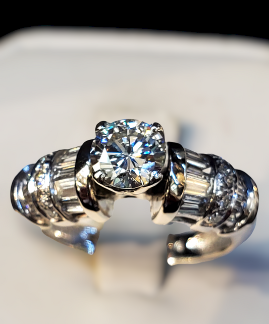 #4944 Diamond engagement ring appraised at $11,200