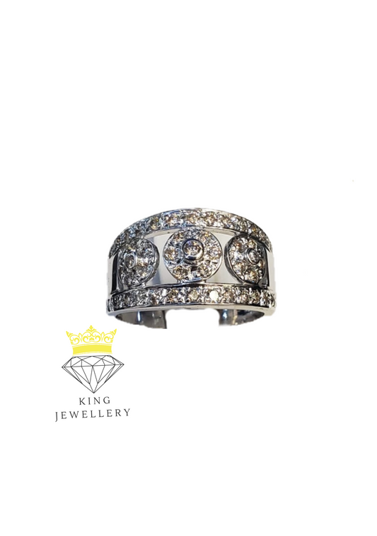 14Kt White Gold Diamond Ring #4251