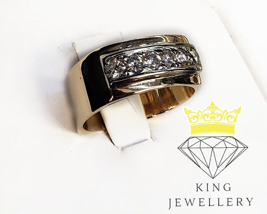 14Kt Gold and Diamond Ring #3489
