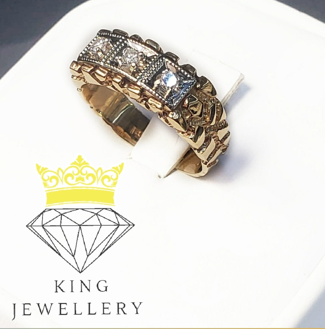 14Kt Yellow Gold and Diamond Ring #NR169