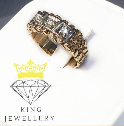 14Kt Yellow Gold and Diamond Ring #NR169