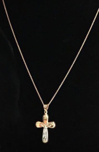 14Kt RoseGold Chain and Pendant - RG32