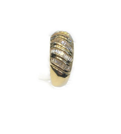 14Kt Yellow Gold and Diamond Ring - 3639