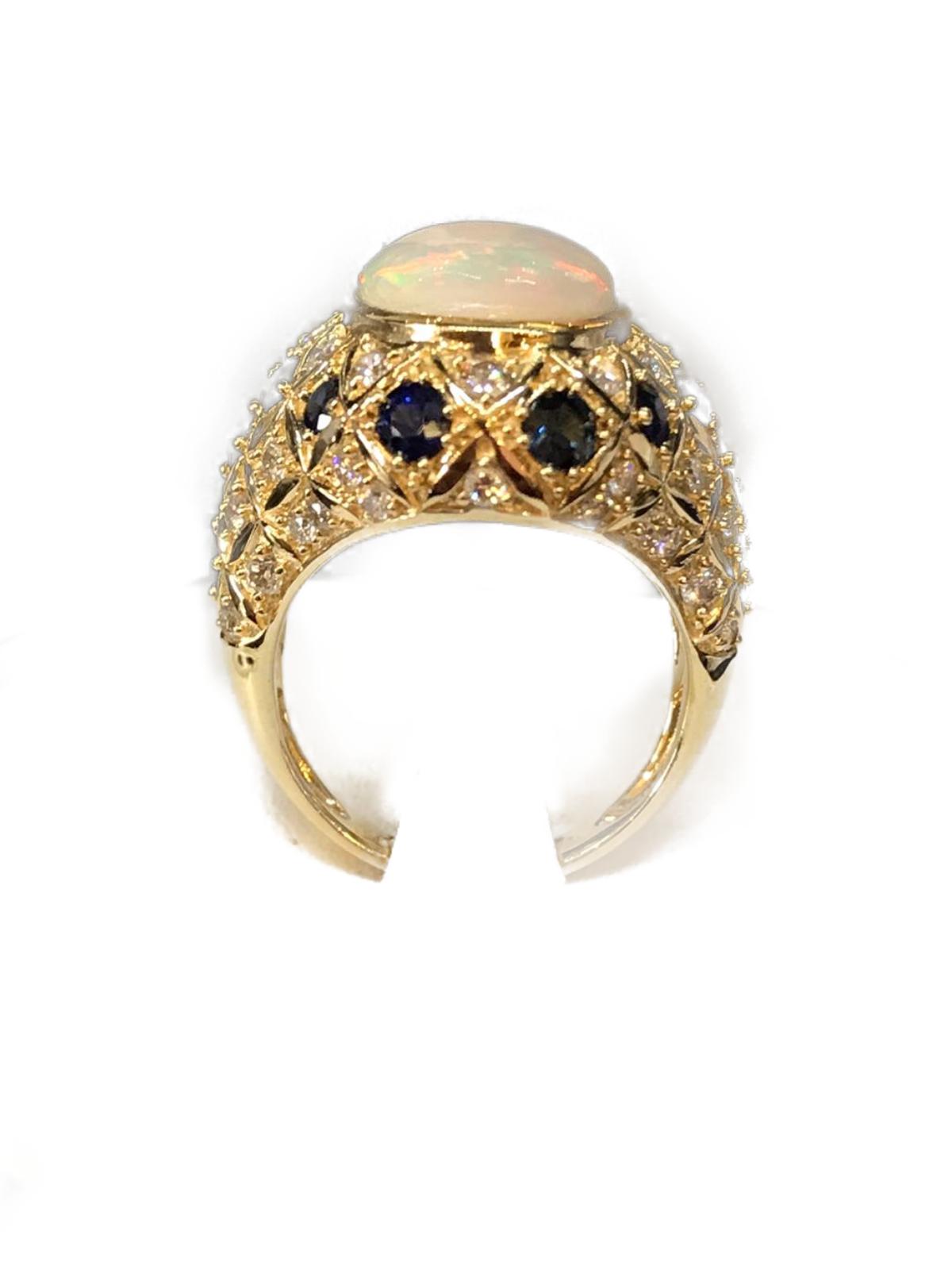 18Kt Yellow Gold and Diamond Ring - 4093