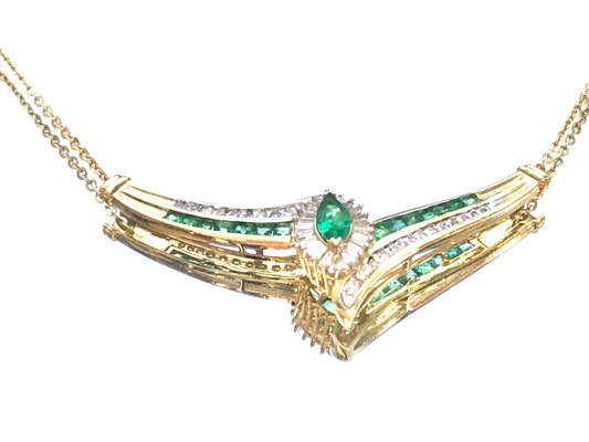 Emerald necklace 3783