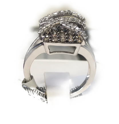 14Kt  White Gold and Diamond Ring-NR4057